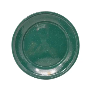 Plato extendido de peltre verde 24 cm