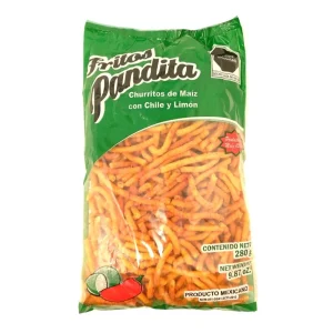 Churritos de maíz con chile - Fritos Pandita - 280 g