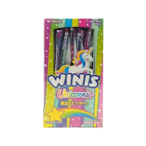 Winis Unicornio Maxi Tubito - 16 piezas
