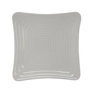 Plato square con relieve Távola de 30.5 cm