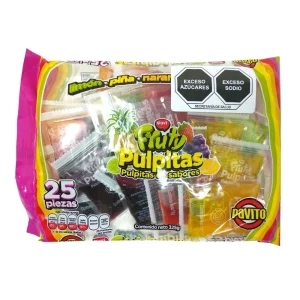 Pavi Fruty Pulpitas - Pavito - 25 Piezas