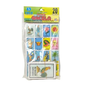 Lotería Gacela de 20 tablas - Iris Loterías