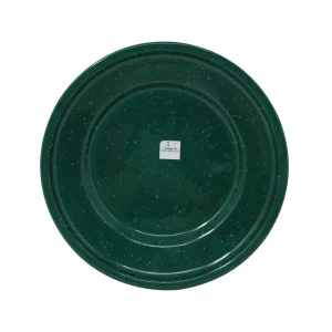Plato extendido peltre Verde 20 cm