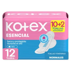 Toallas Femeninas Kotex Esencial 12U