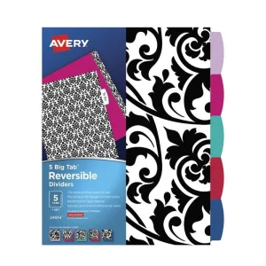 Avery Divisiones De Papel Escarchadas