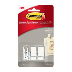 3M Command Quart Spring Clips 17089Q-Es