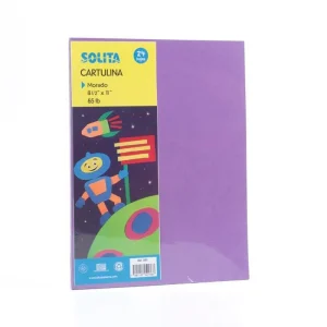 Solita Resmilla De Cartulina Morado