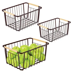 Set De 3 Canastas Organizadoras Para Cocina