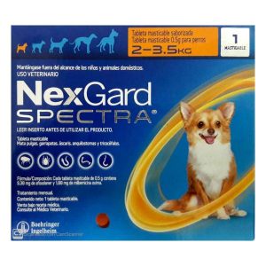 Card Nexgard Spectra 2-3.5Kg