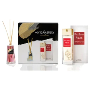 Alyssa Ashley Red Berry Musk Edp 100 Ml + Fragrance Diffuser