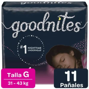 Ropa Interior Desechable Goodnites Niña Talla L 11U