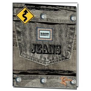 Corsario Folder 9.5 X 12.5 Jeans Con Bolsillo Ca