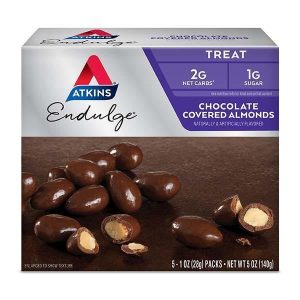 Atkins Chocolate Covered Almonds 140Gr