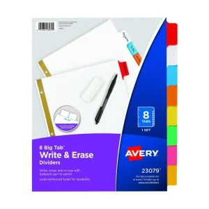 Avery Divisiones Para Escribir