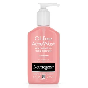 Neutrogena Oil-Free Acne Wash Facial Cleanser Pink Grapefruit