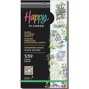 Happy Planner Grounded Magic 30 Sheet Sticker Value Pack